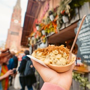 Christmas Market Food and Drink Stands