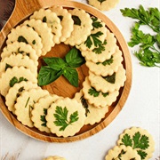 Savoury Oatmeal Parmesan Cookie