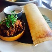 Pepper Prawn Dosa