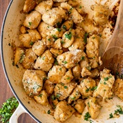 Creamy Parmesan Chicken Bites