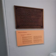 Sherlock Holmes and Dr. Watson Plaque