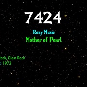 #9246 Mother of Pearl by Roxy Music