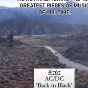 #767 Back in Black by AC/DC