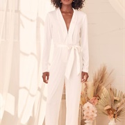 Wedding Jumpsuit With Sleeves