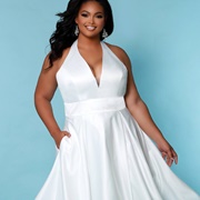 Halter Top Wedding Dress