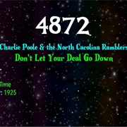 #8630 Don't Let Your Deal Go Down by Charlie Poole & the North Carolina Ramblers