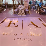 Personal Projection or Decal on Dance Floor