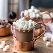 Slow-Cooked Peppermint Hot Chocolate