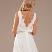 Loose Draping on Back of Dress