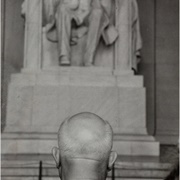 Nikita Khrushchev in Front of the Lincoln Memorial (Burt Glinn)