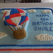 Hot Air Balloon Birthday Cake