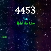 #8517 Hold the Line by Toto