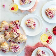 Raspberry Lemon Scone