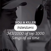 #324 Intentions by Justin Bieber Featuring Quavo