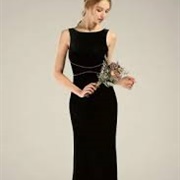 Boat Neck Bridesmaid Dress