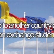 Go to Another Country as an Exchange Student
