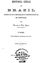 História Geral Do Brasil - 1854 (Adolfo Varnhagen)