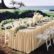 Pleated Tablecloths