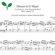 Minuet in G Major-Bach/Petzold
