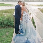 Chinoiserie-Inspired Wedding Dress