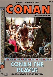 Marvel Graphic Novel #28 - Conan the Reaver (1987) (Don Kraar, John Severin)