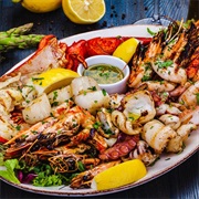 Tandoori Seafood Platter