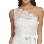 One-Shoulder Lace Dress