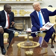 Ramaphosa Oval Office Dust-Up