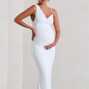 One Spaghetti Strap, One Thicker Fabric Strap