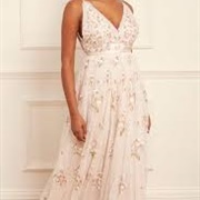 Wedding Gown With Posies