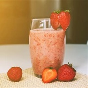 Boozy Strawberry Banana Smoothie