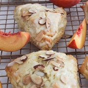 Almond Peach Scone