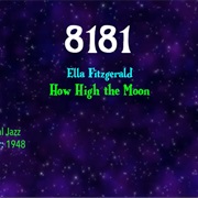 #9445 How High the Moon by Ella Fitzgerald