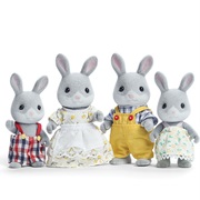 Cottontail Rabbit Family
