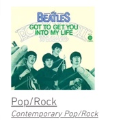 #2 Got to Get You Into My Life by the Beatles