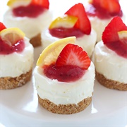 No-Bake Strawberry Lemon Cheesecake