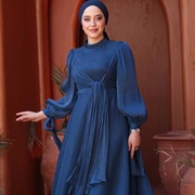 Wedding Dress With Hanging Tie-Front