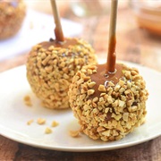 Caramel Apple With Nuts