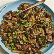 Sauteed Red Onions, Mushroom & Spinach