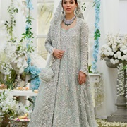 Crystal Beading Over Whole Dress