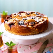 Apple and Blackberry Cake