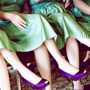 Shoes Different Color From Dress