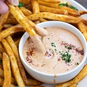 Belgian Fries With Special Sauce