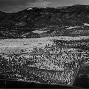 First Aerial Photograph of Los Alamos