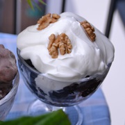 Walnut-Stuffed Prunes With Cream