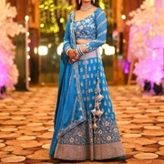 Latkans on Side of Wedding Dress