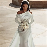 One-Shoulder Strap With Off-Shoulder Sleeves