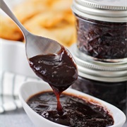 Savory Plum Sauce With Coffee