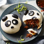 Panda Bao With Hoisin Mushrooms