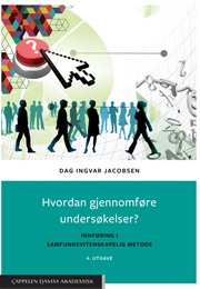 Hvordan Gjennomføre Undersøkelser? (Dag Ingvar Jacobsen)